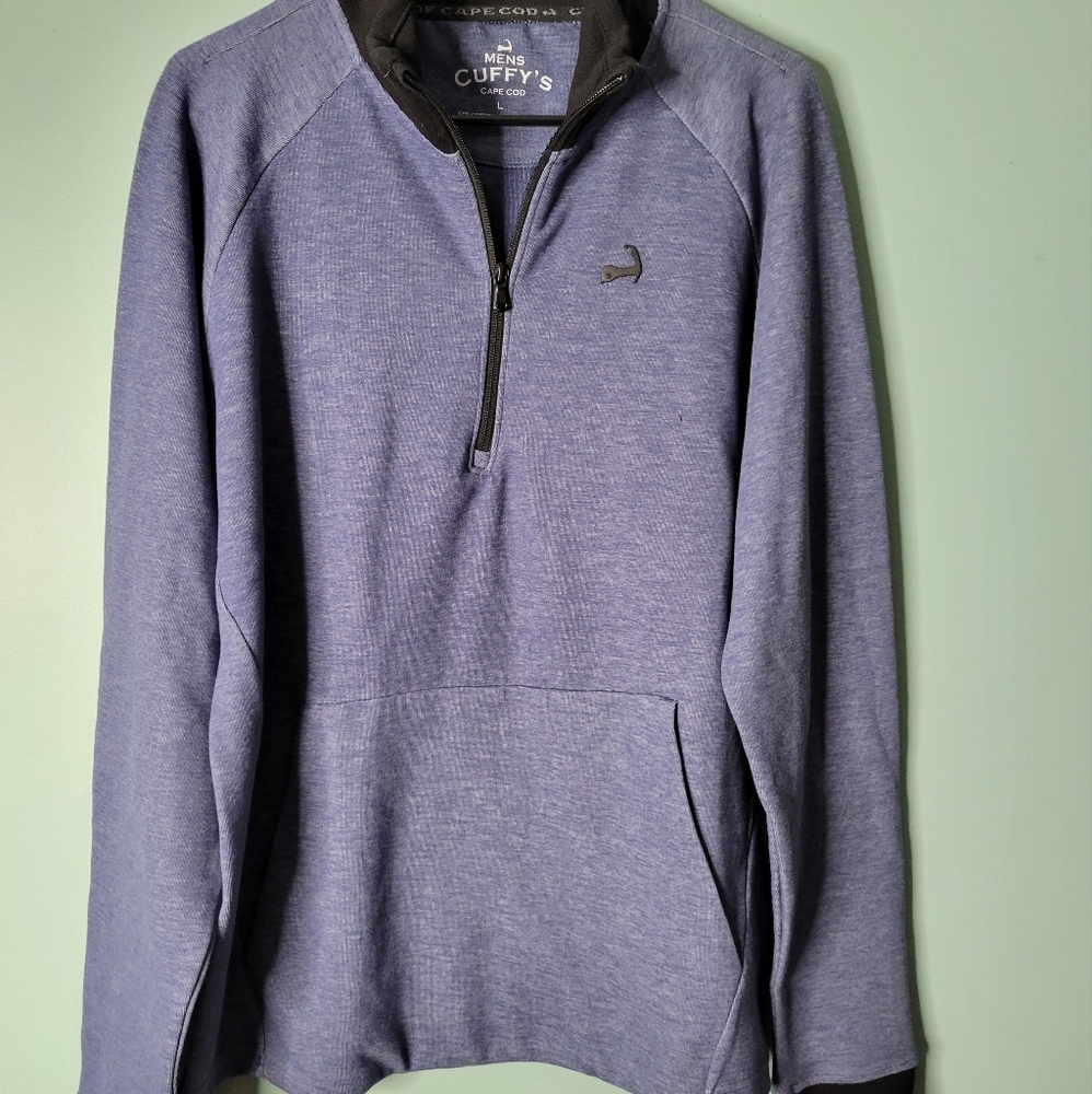 Cuffys Of Cape Of Hamptons Pocket 1/2 Zip Size L